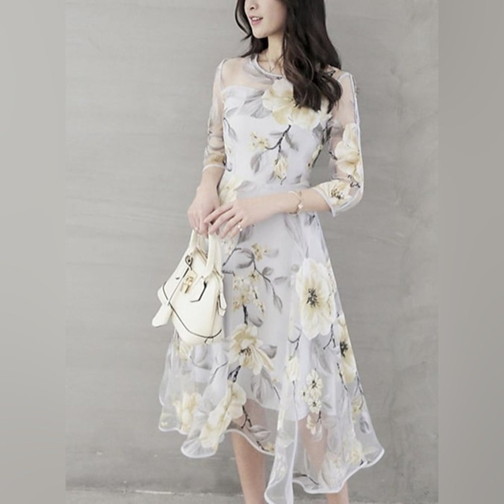 Midi Floral Dress